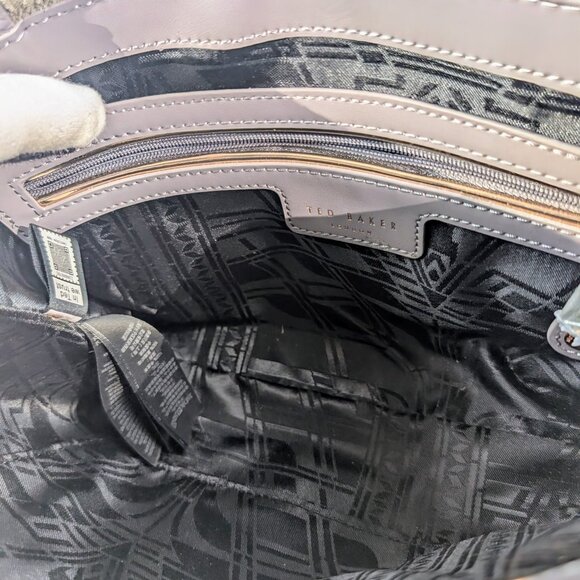 Ted Baker Gray Purple London Crossbody Bag - Picture 14 of 16